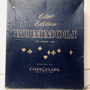 RARE Vintage 1940 Rummoli Club Edition Game (mat only, no chips) – Copp Clark